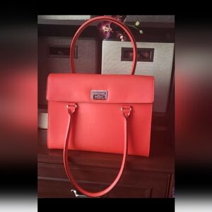 Kate Spade Orange Leather Satchel